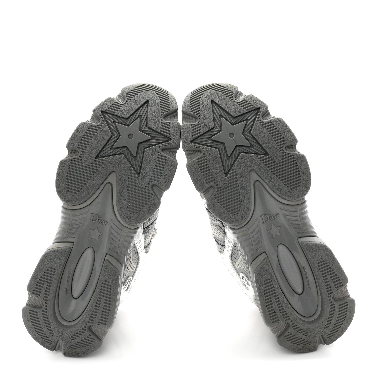 Technical Mesh Dior Chrono Sneakers 38 Silver