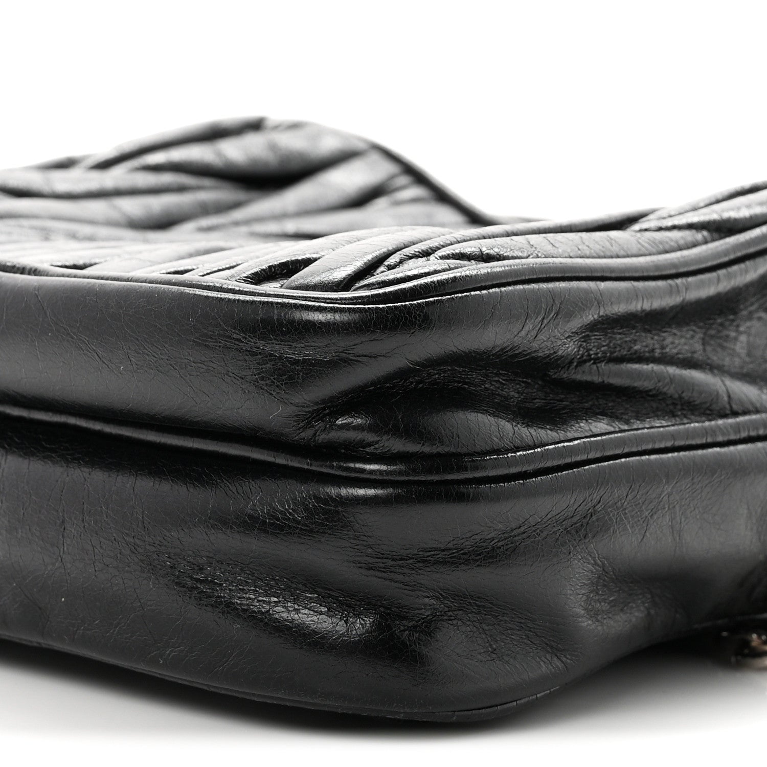 Nappa Matelasse Crossbody Black