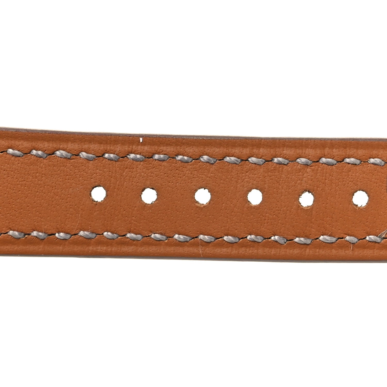 Matte Alligator Heure H Hour Watch Strap Gris Perle
