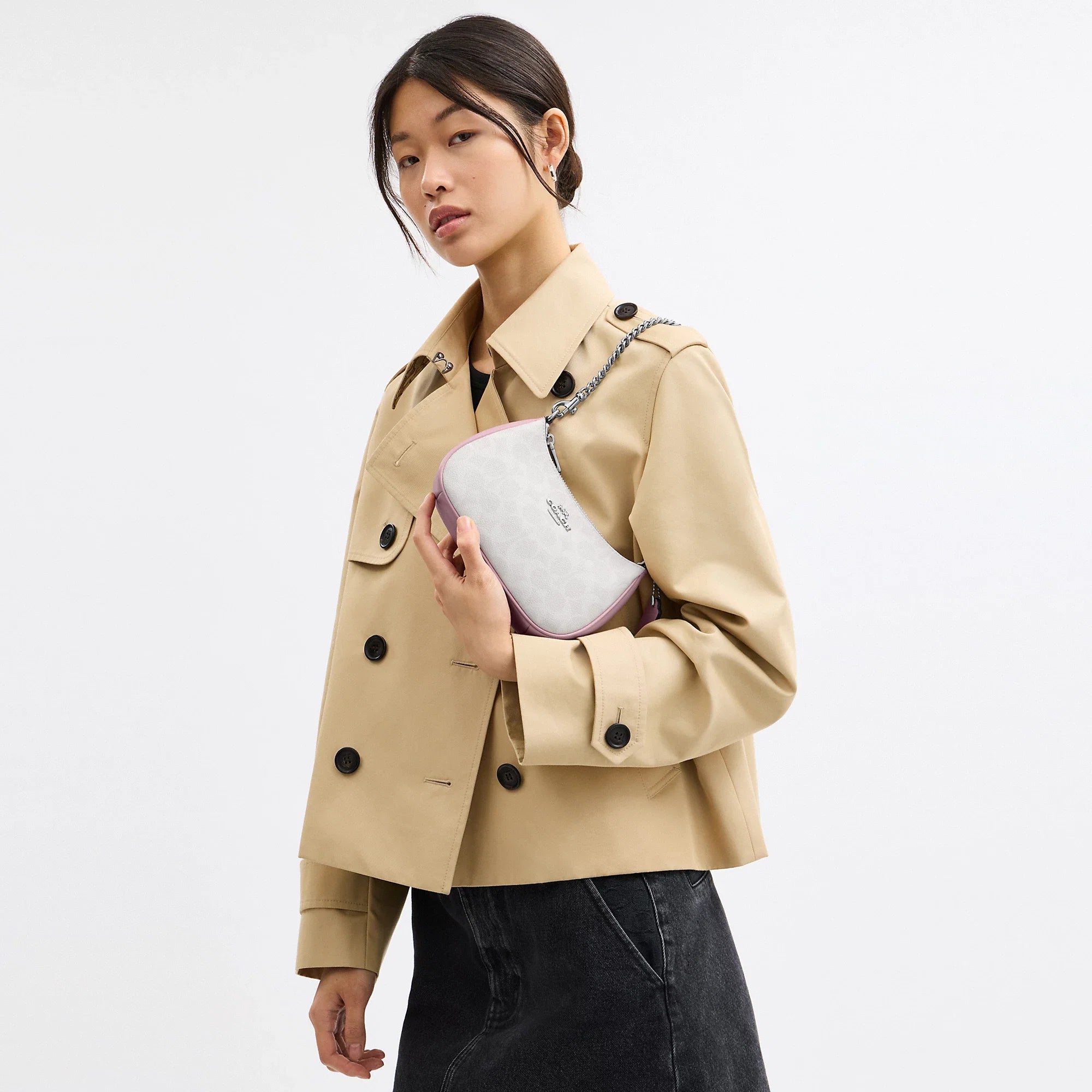 Coach Outlet Teri Mini Crossbody Bag In Signature Canvas