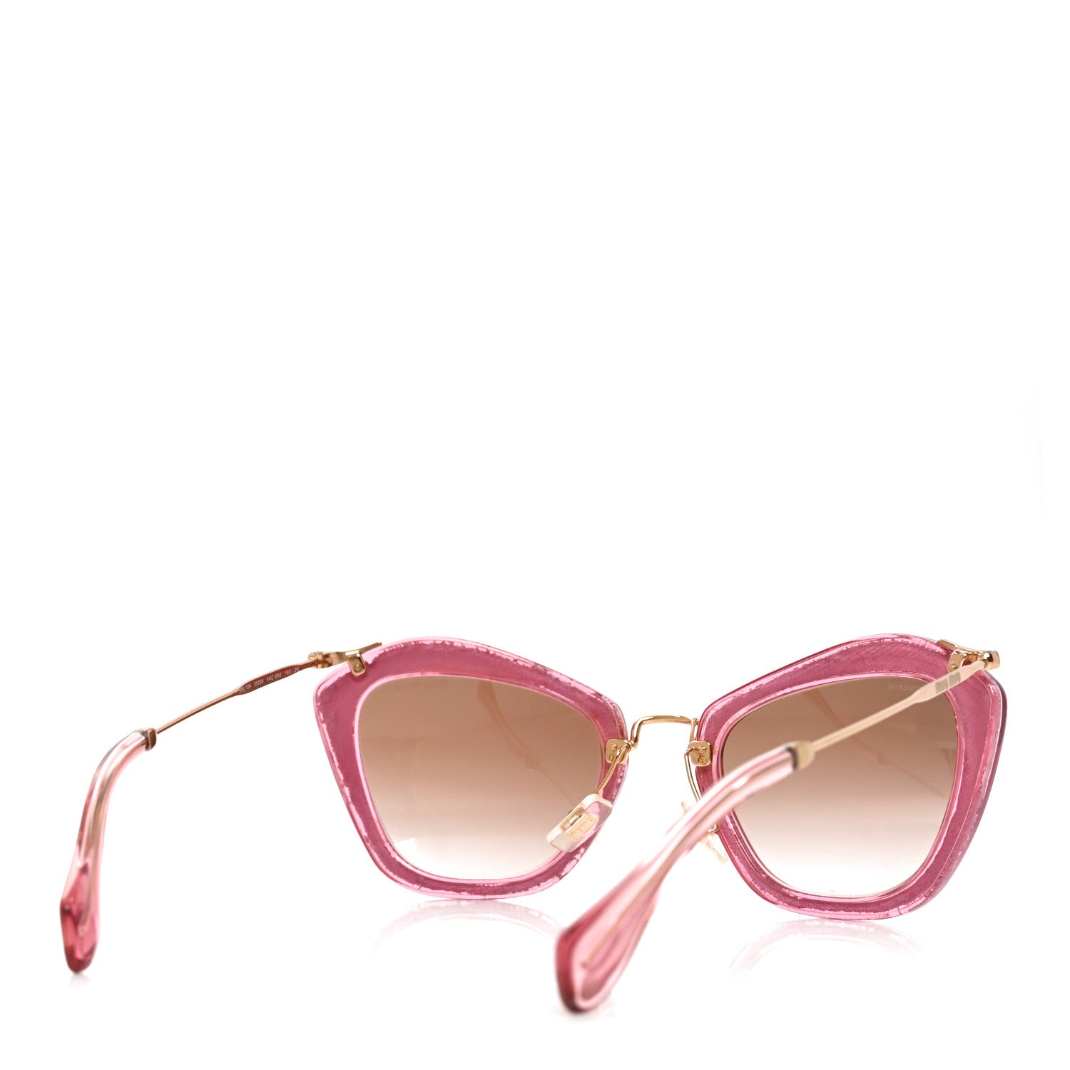 Acetate Metal Cat Eye Sunglasses SMU10N Pink