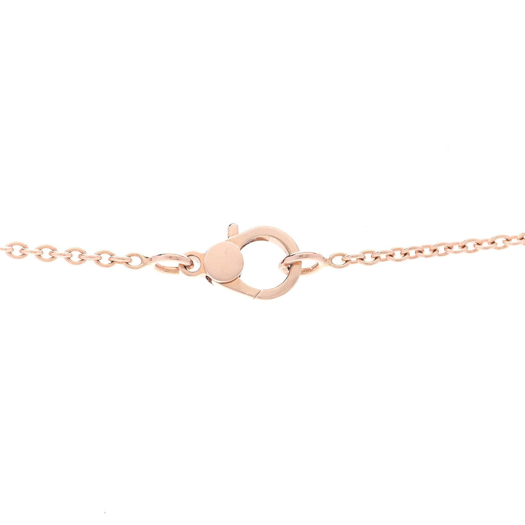 18K Rose Gold Green Sapphire Finesse Pendant Necklace
