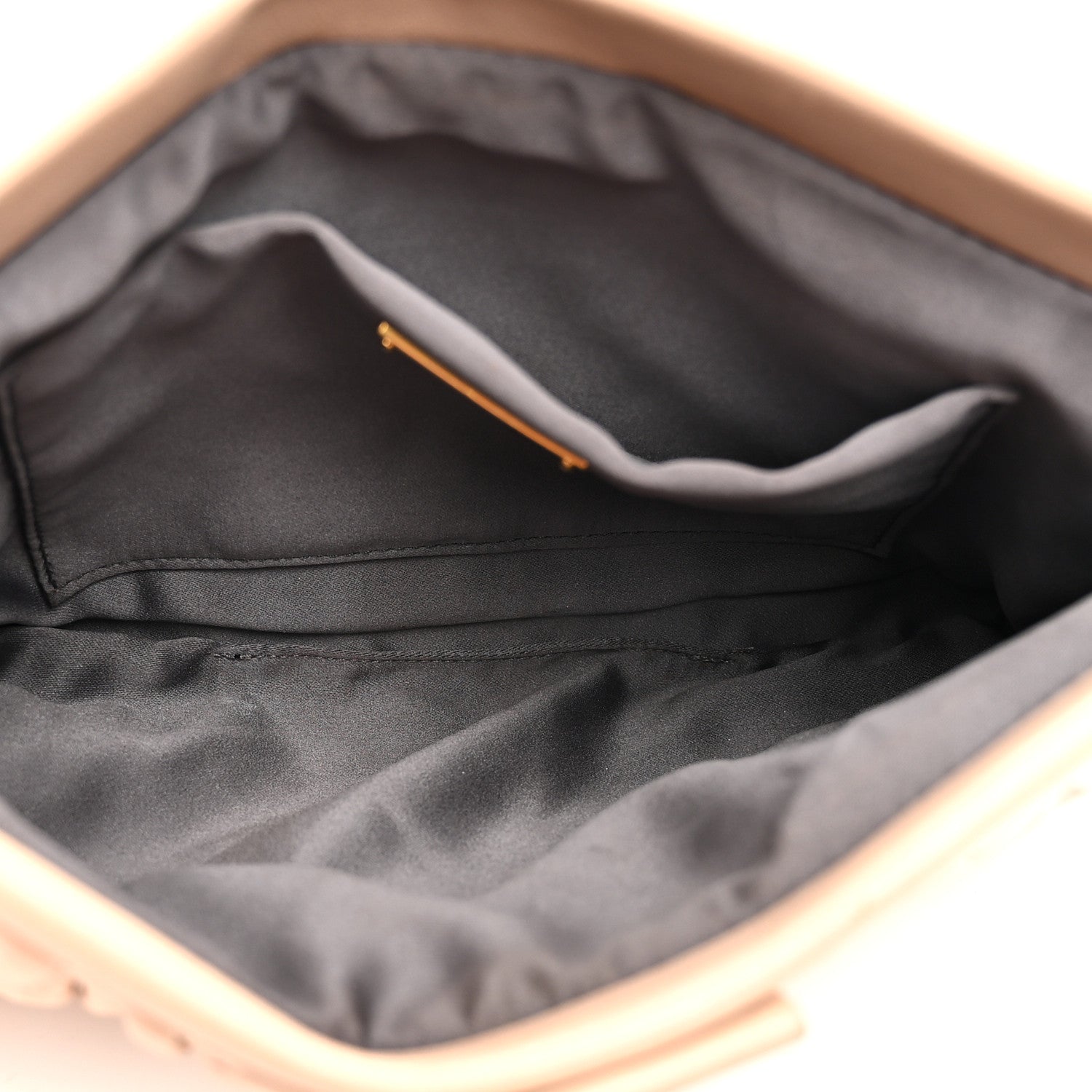 Nappa Matelasse Clutch Cammeo