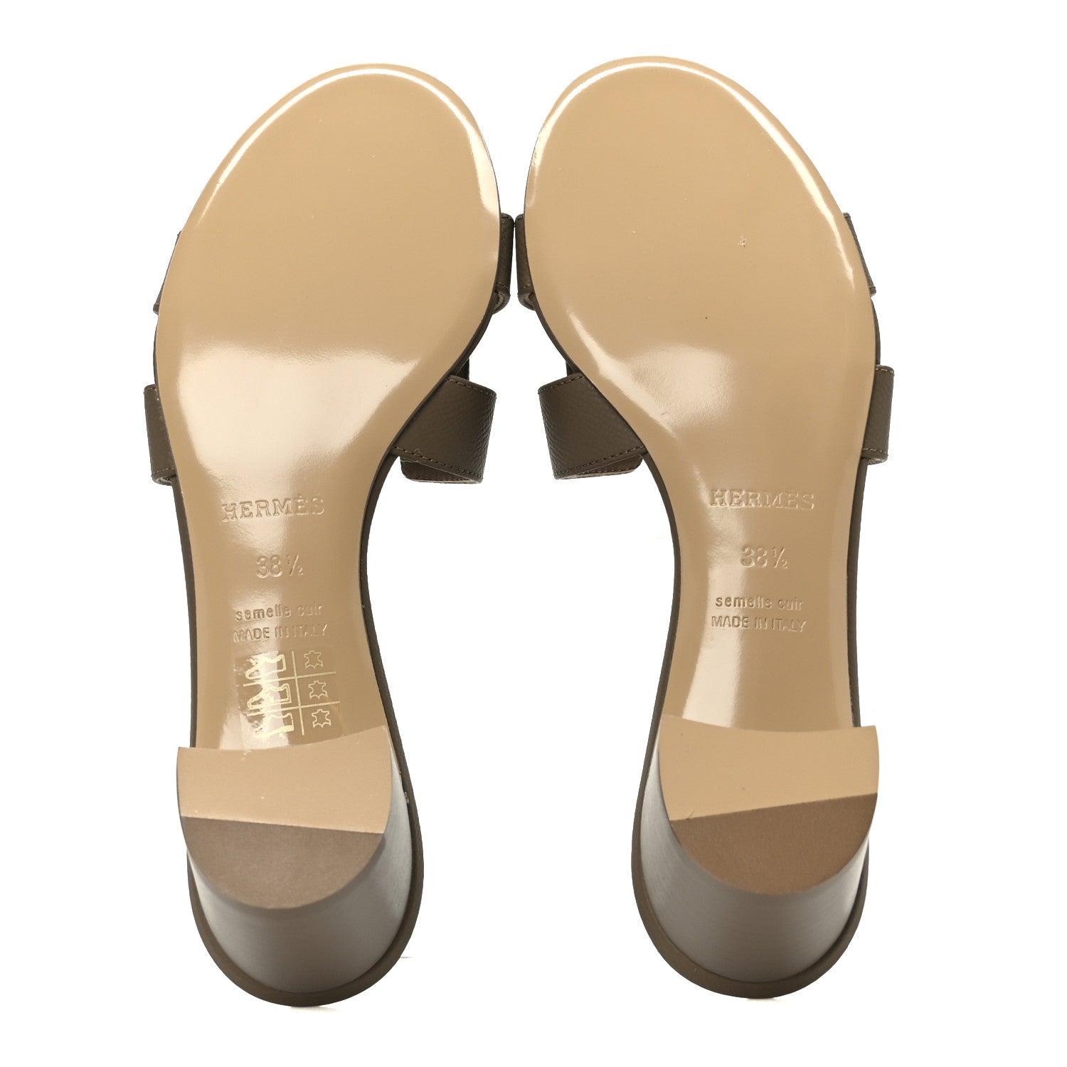 Epsom Oasis Sandals 38.5 Etoupe