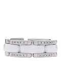 18K White Gold Ceramic Diamond Medium Ultra Ring White 50 5.5