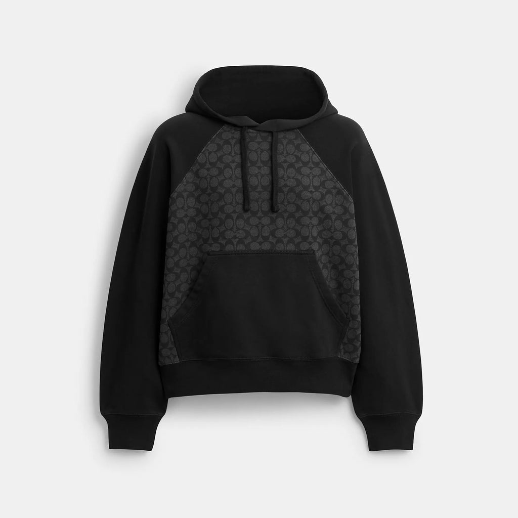 Coach Outlet Signature Hoodie In Organic Cotton