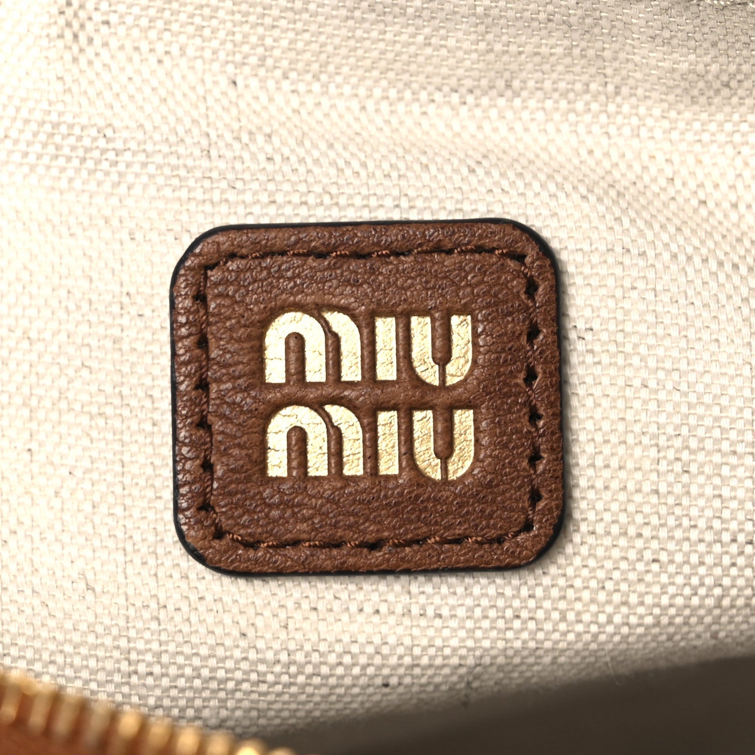 Nappa Aviator Mini Pouch Rovere