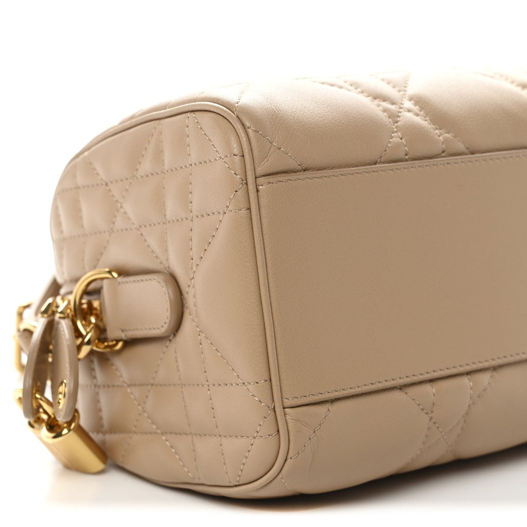 Calfskin Macrocannage Groove 20 Bag Biscuit