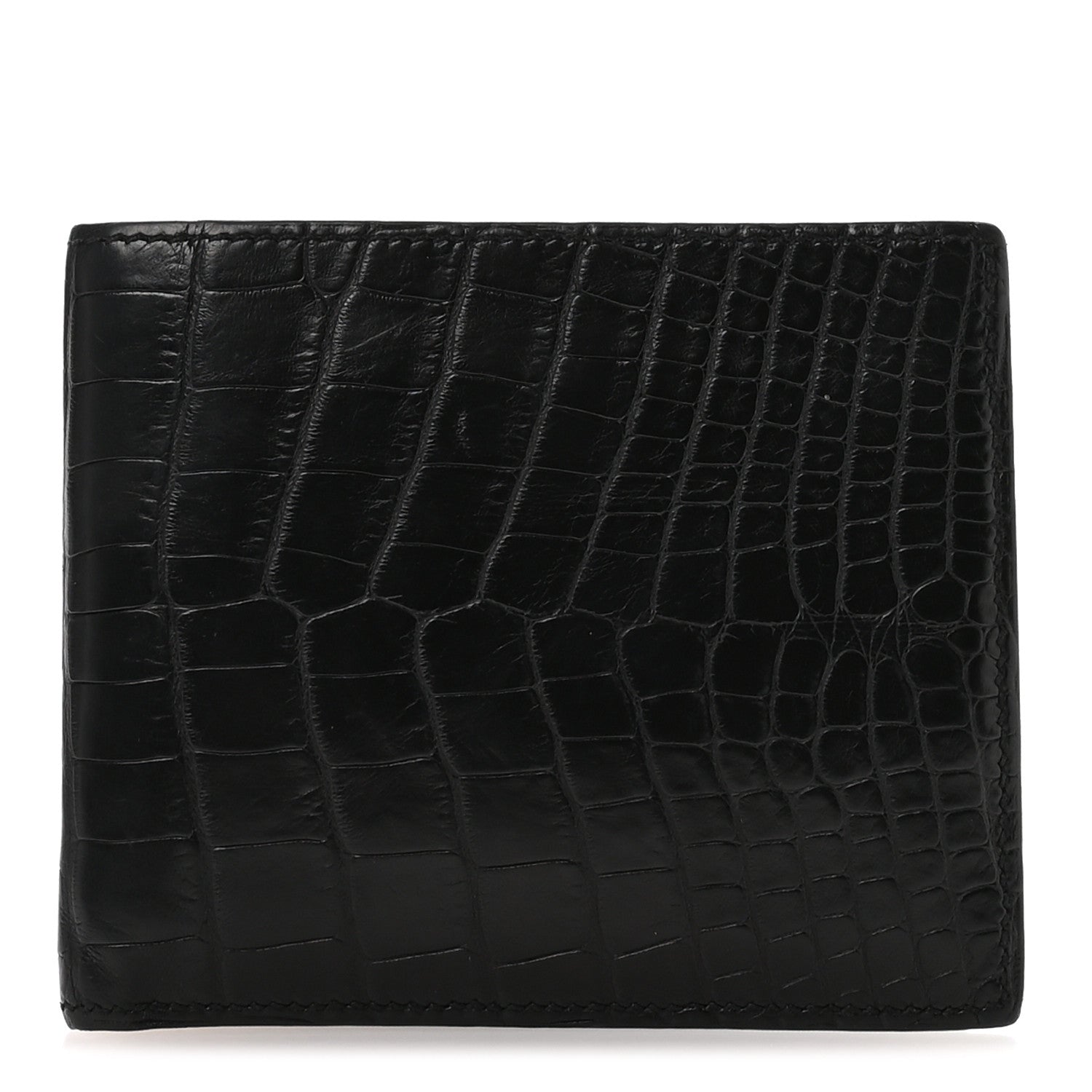 Matte Alligator MC2 Copernic Compact Wallet Black