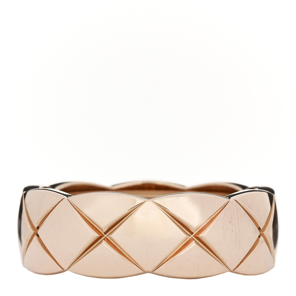 18K Beige Gold Small Coco Crush Ring 53 6.5