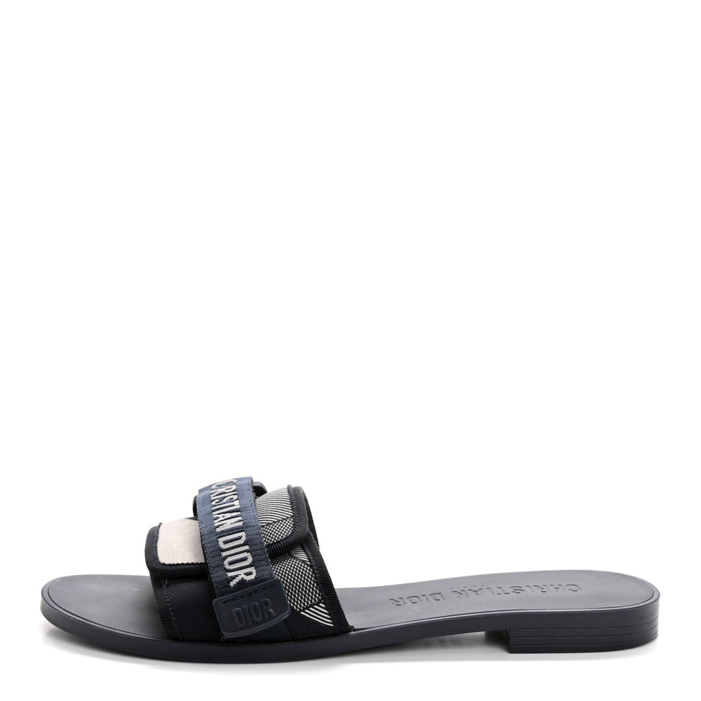 Technical Stretch Fabric Camouflage Dio(r)evolution Slide Sandals 41 Deep Blue