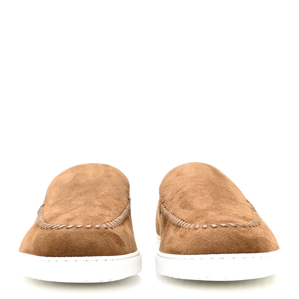 Suede Goatskin Mens Julian Loafers 42 Brun Frume