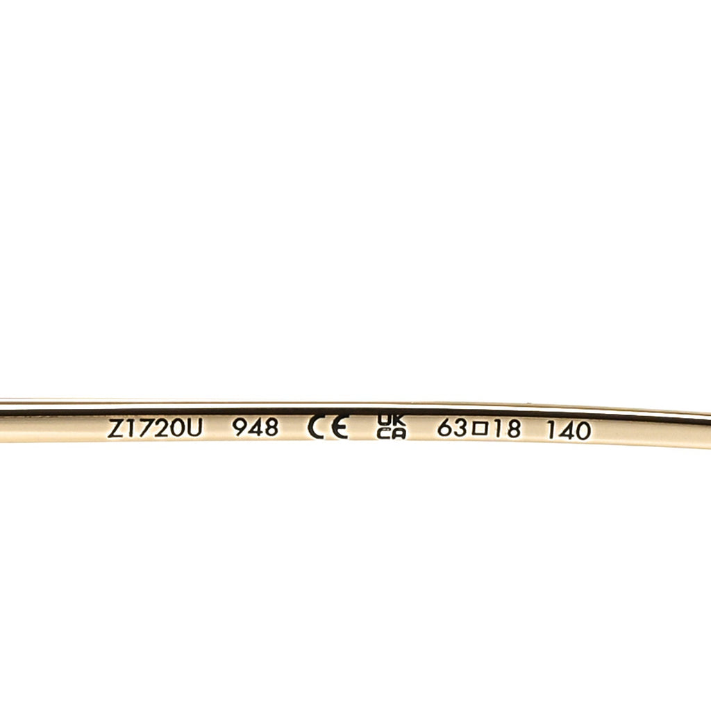 Metal LV Charm Cat Eye Sunglasses Z1720U Gold