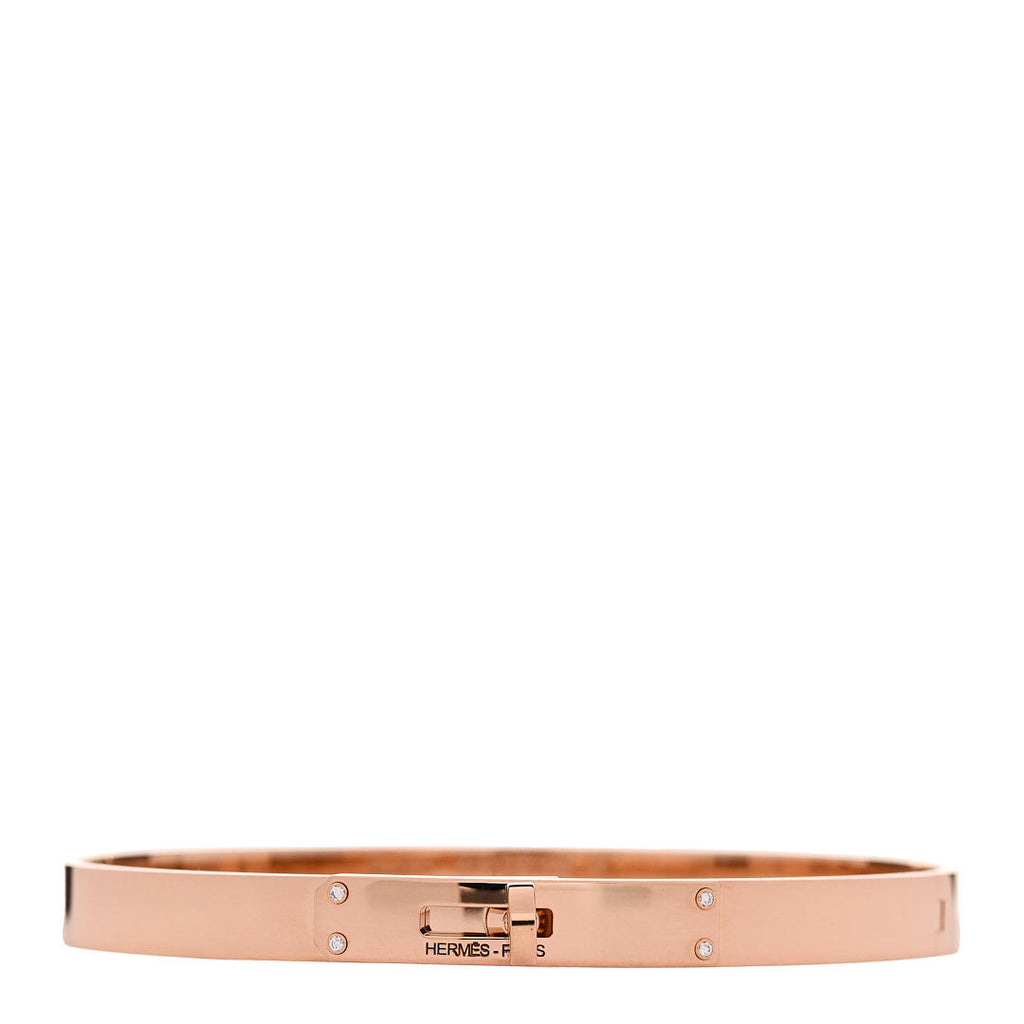18K Rose Gold Diamond PM Kelly Bracelet ST