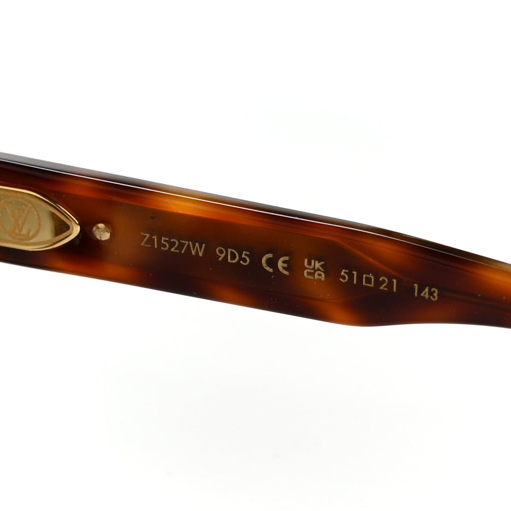 Acetate My Monogram Square Sunglasses Z1527W Dark Tortoise