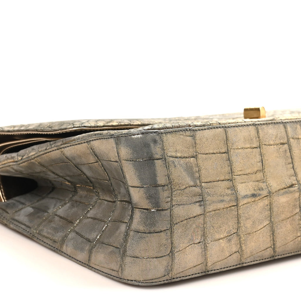 Metallic Alligator 2.55 Reissue 226 Flap Gold