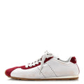 Scamosciato Womens Plume Sneakers 37.5 White Cerise