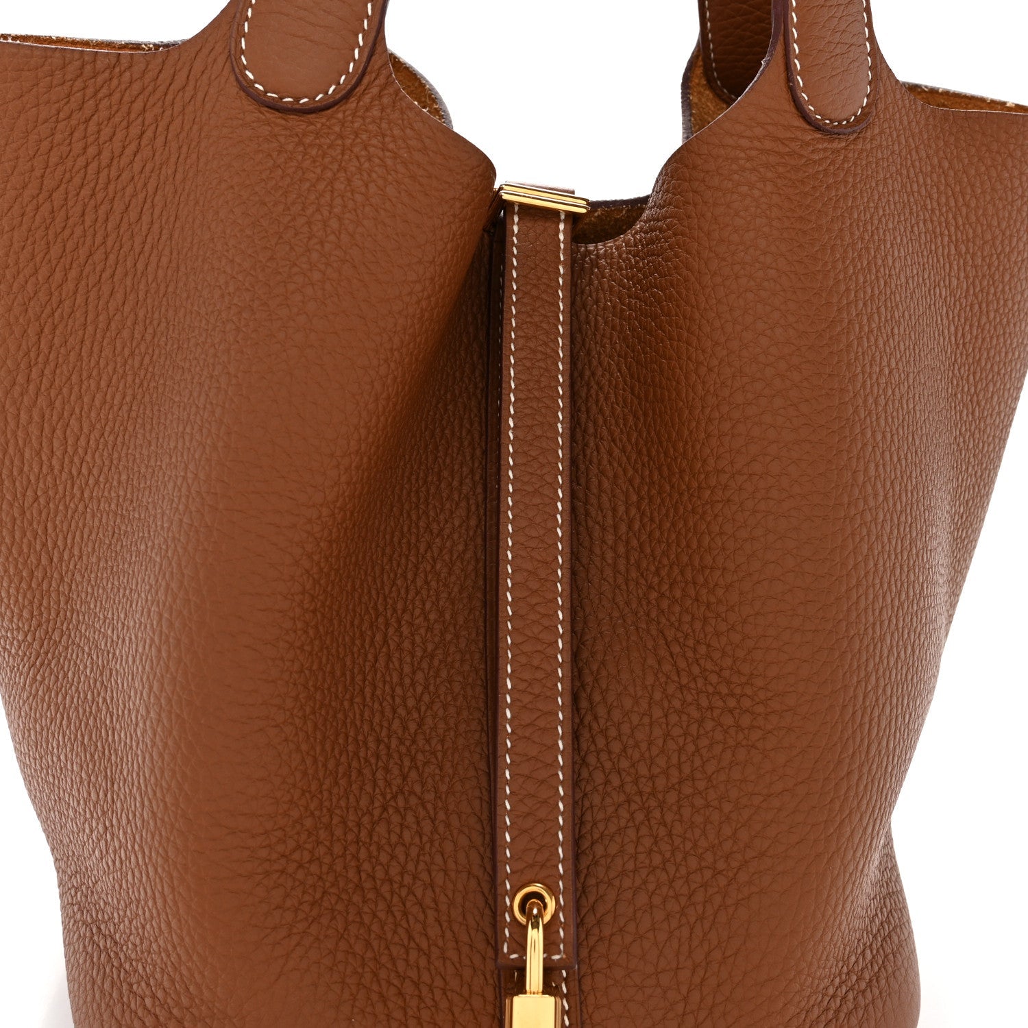 Taurillon Clemence Picotin Lock 22 MM Gold