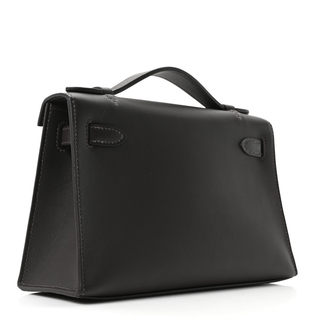 Swift Kelly Pochette Clutch Bai Brun