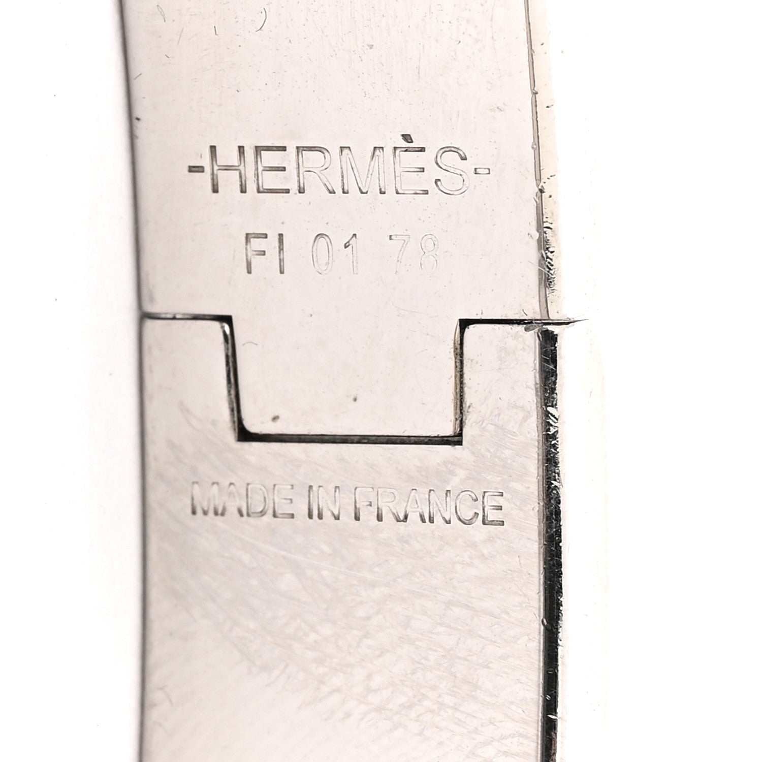 Matte Enamel Narrow Clic Clac HH Bracelet T4 Etain