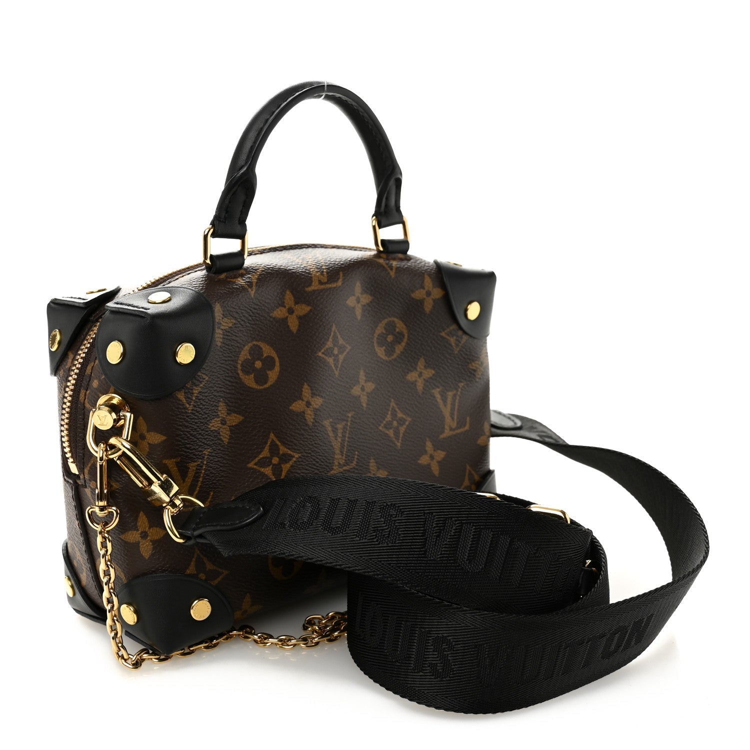 Monogram Petite Malle Souple Black