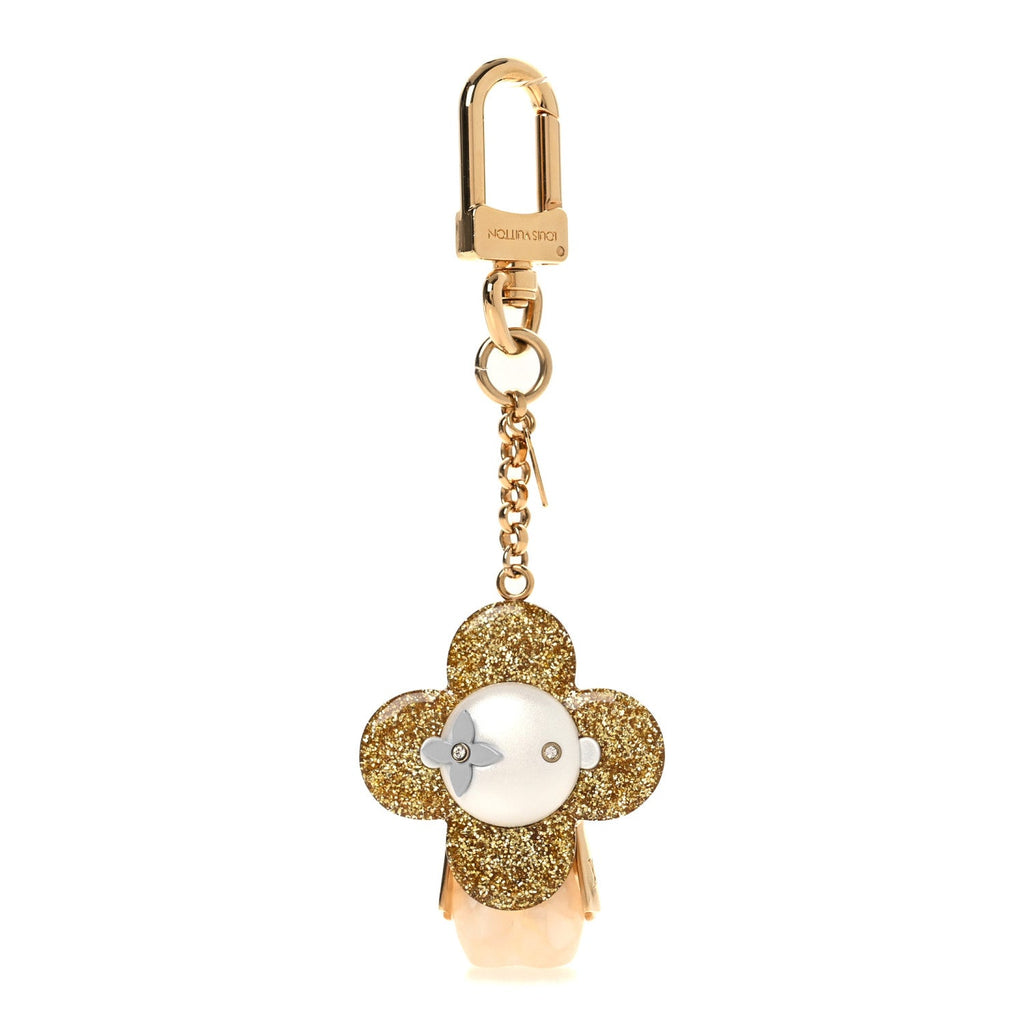 Strass Vivienne Porte Cles Charm Key Holder Gold