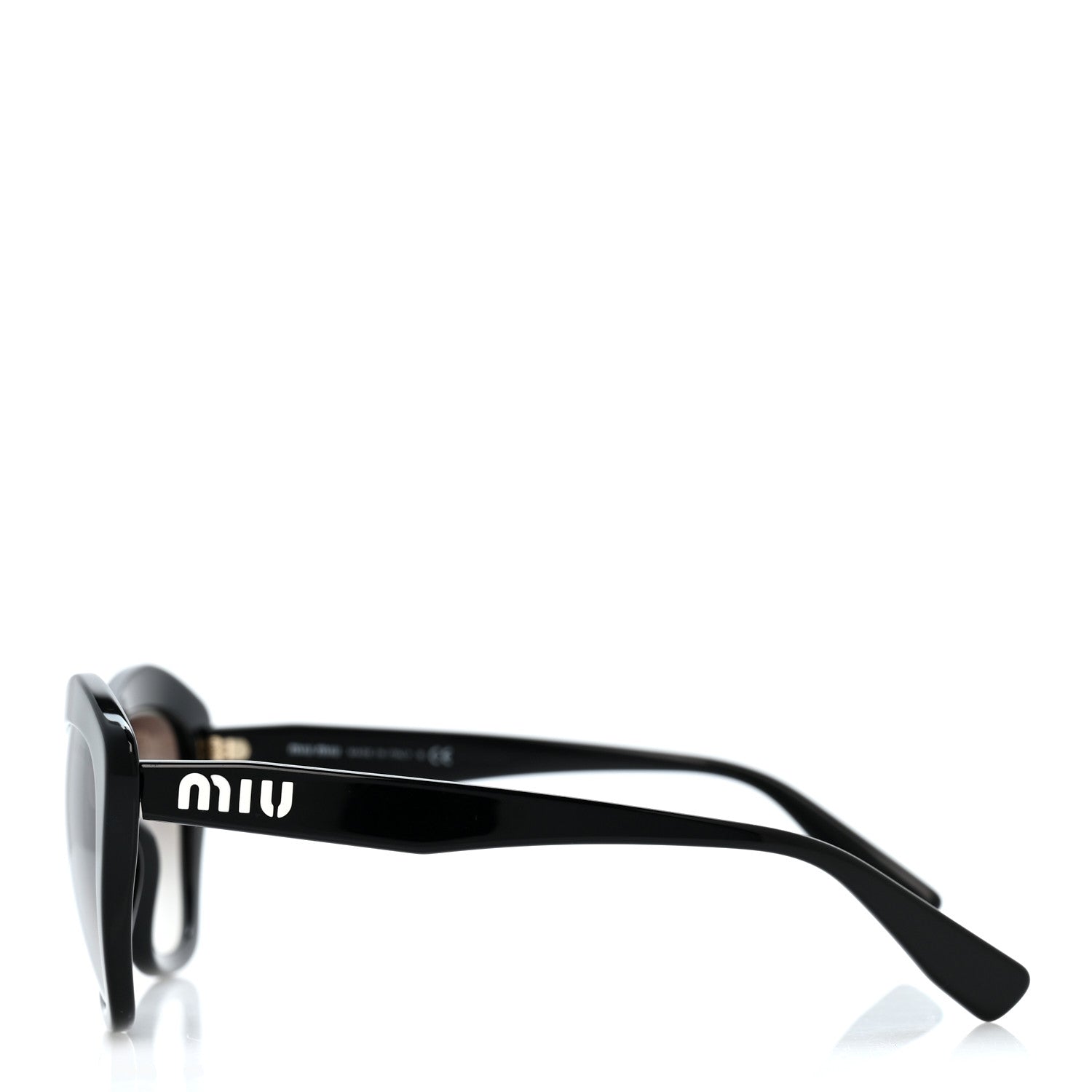 Acetate Cat Eye Sunglasses SMU 05U Black
