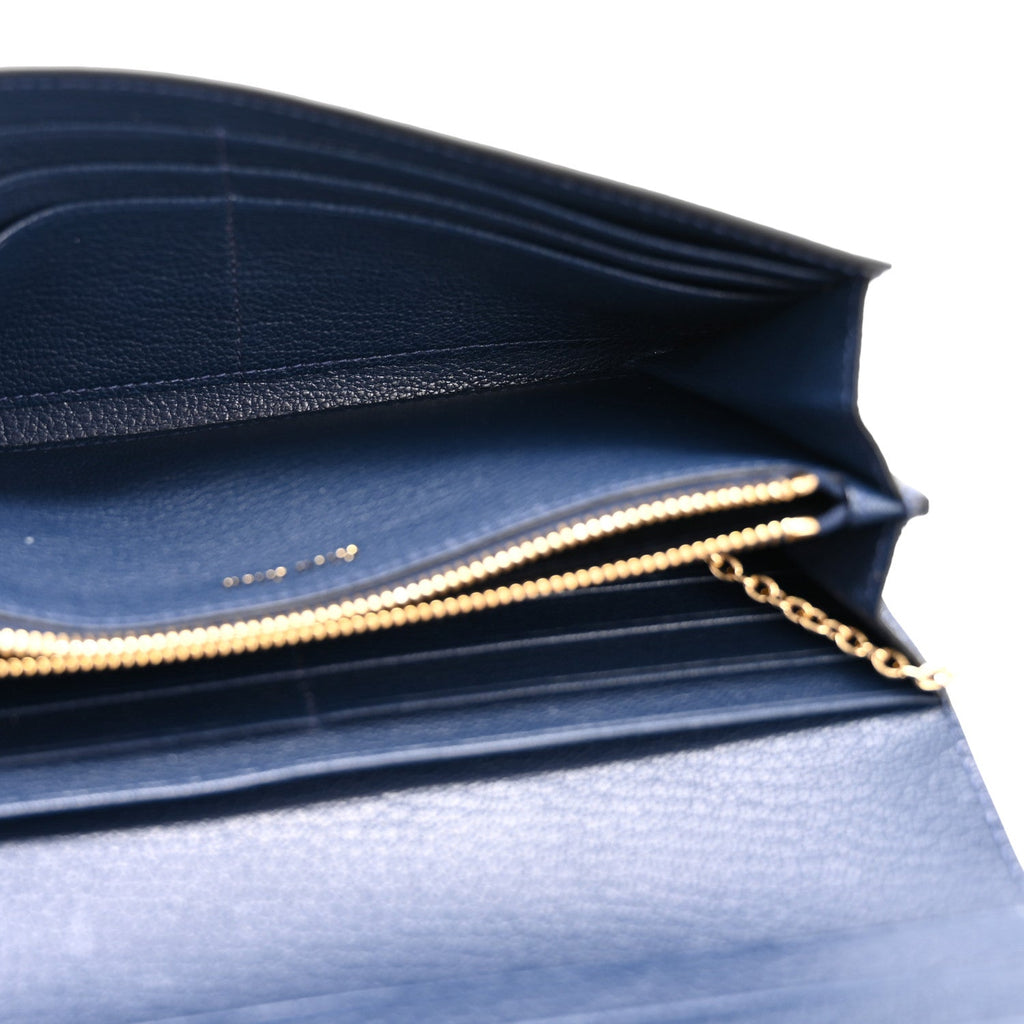 Madras Flap Wallet With Card Case Inchiostro