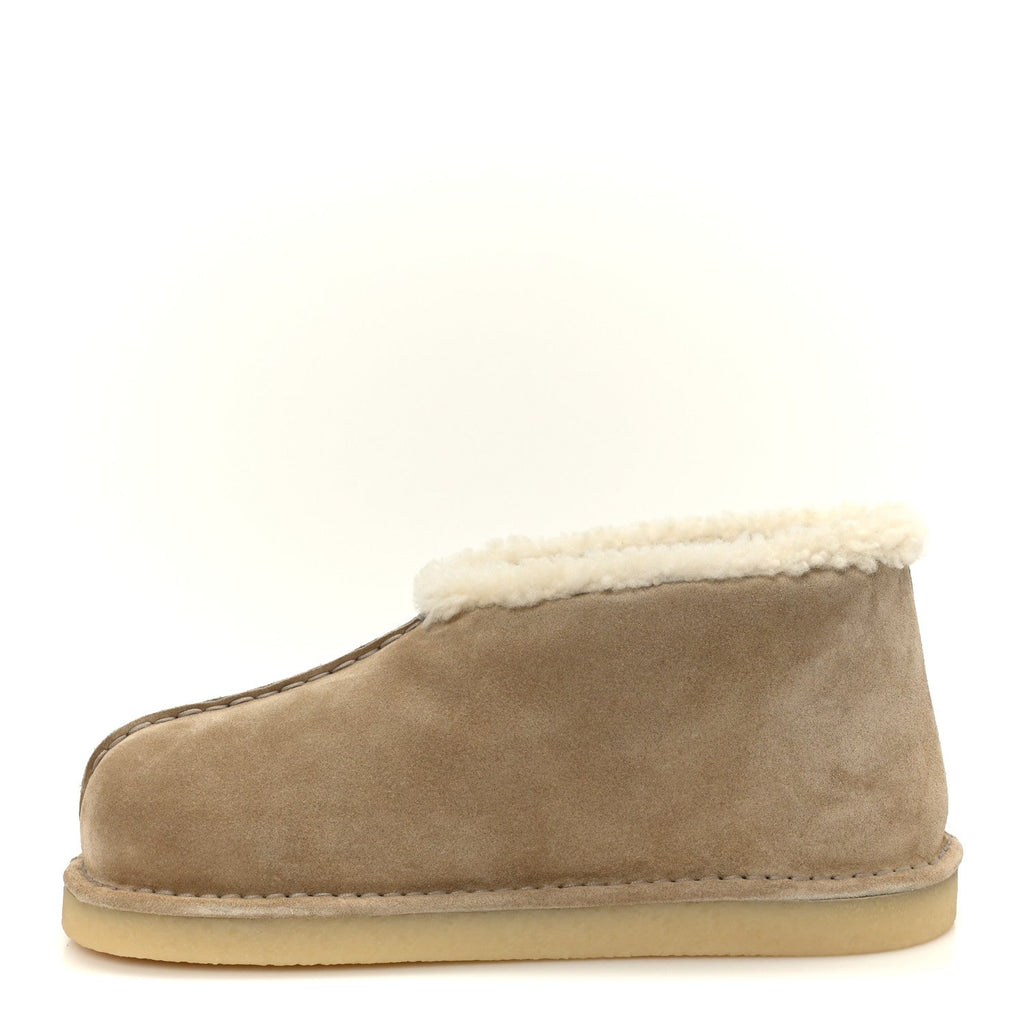 Shearling Suede Ankle Boots 40 Deserto
