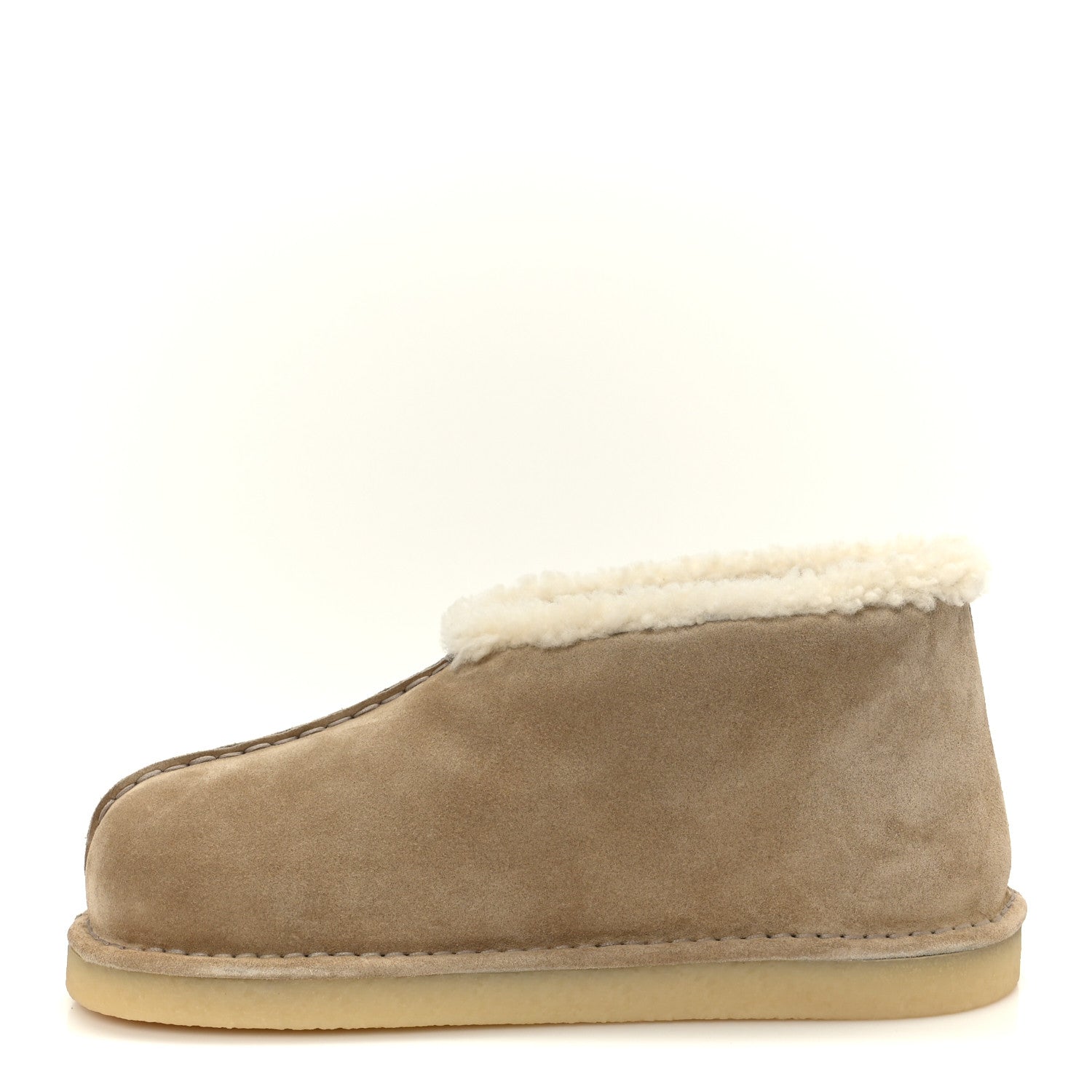 Shearling Suede Ankle Boots 40 Deserto