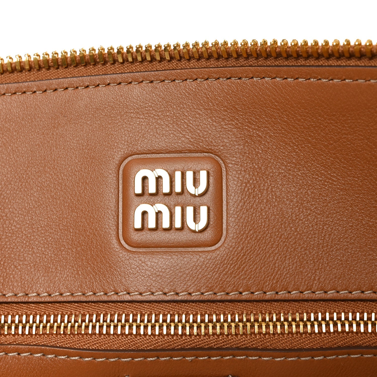 Soft Calf Top Handle Shoulder Bag Cognac