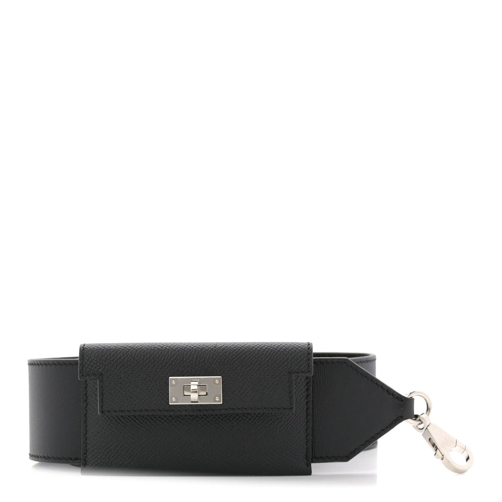 Swift Epsom Pocket Kelly Shoulder Strap Black