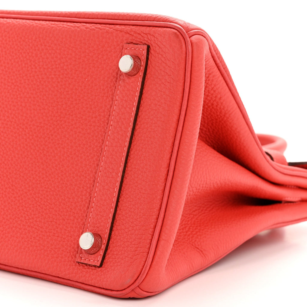 Togo Birkin 30 Rouge Pivoine