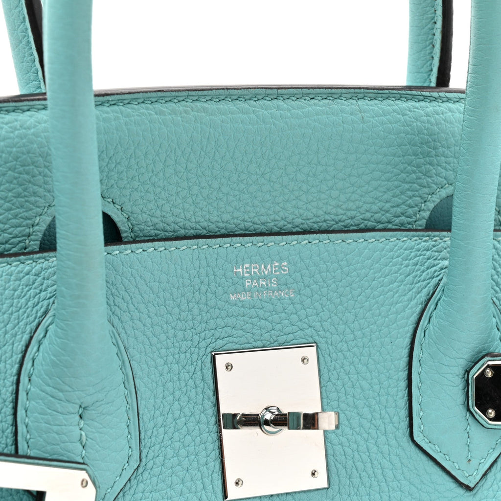Togo BIRKIN 30 Bleu Atoll