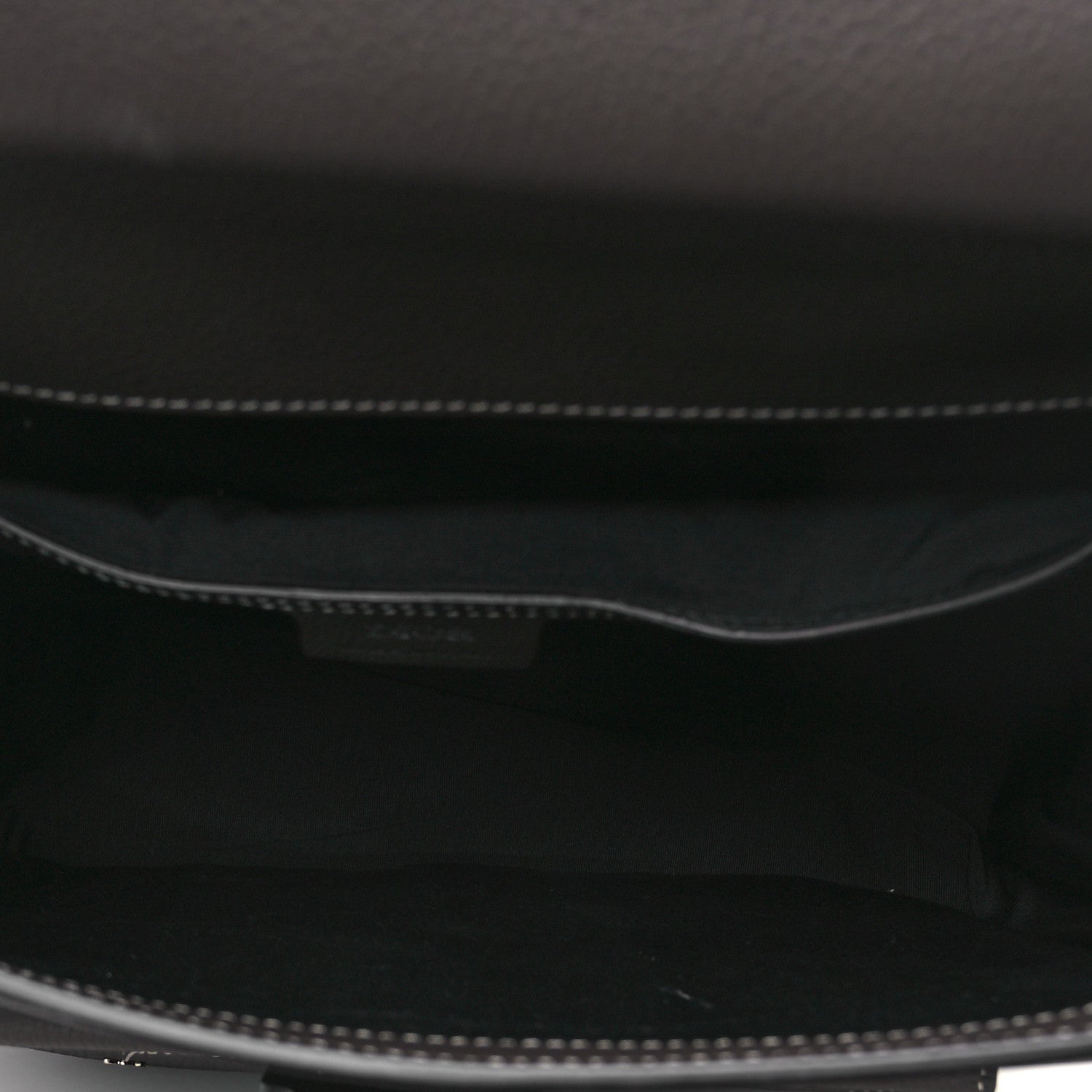 Grained Calfskin Maxi Gallop Sling Bag Grey