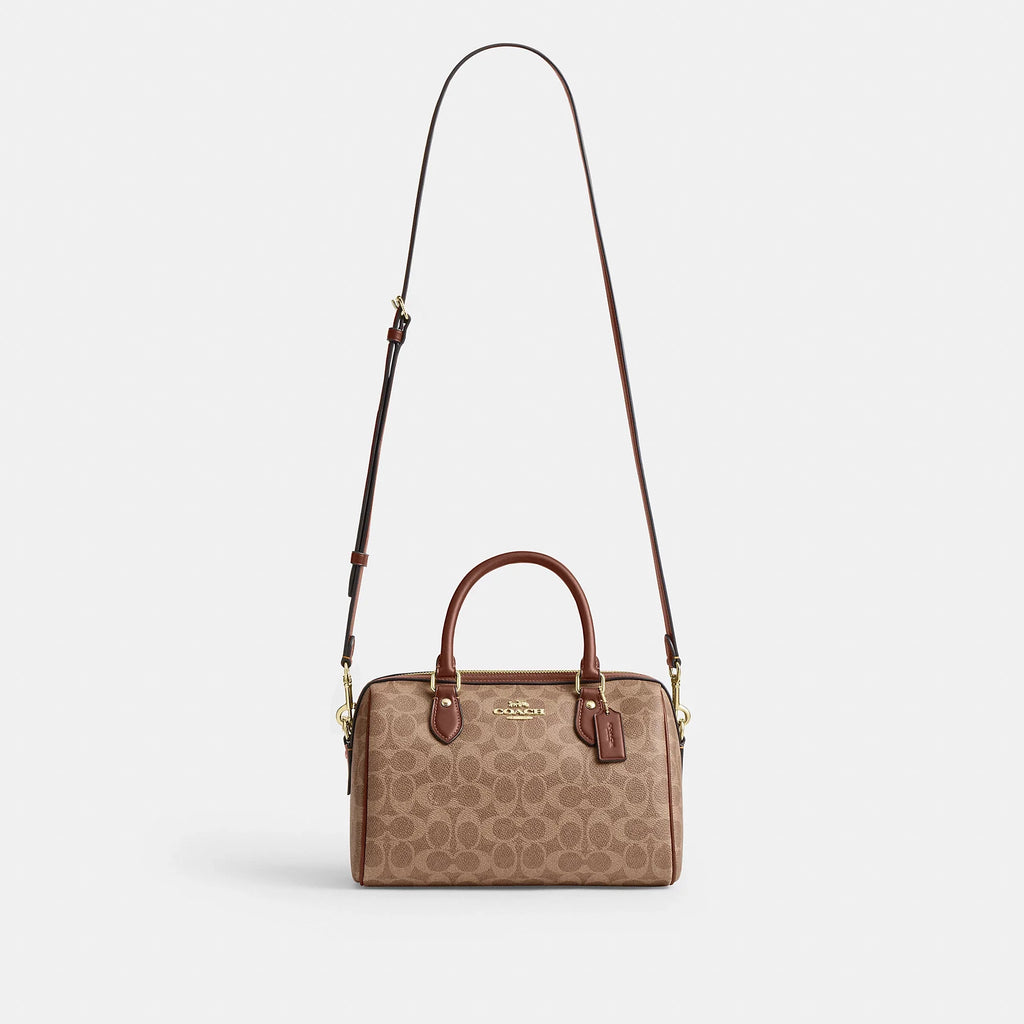 Coach Outlet Rowan Satchel Bag In Signature Canvas