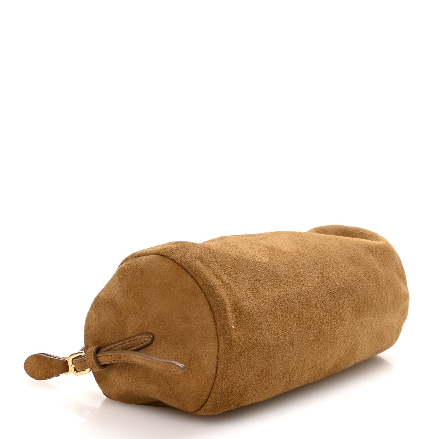 Suede Pouch Olive Green
