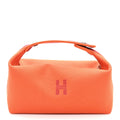 Canvas Small Bride-A-Brac Pouch Orange Burgundy