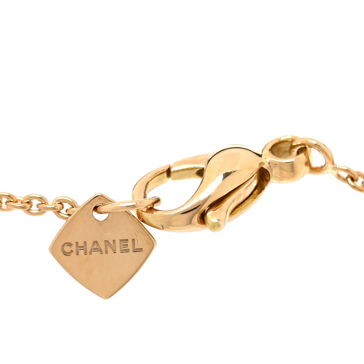 18K Yellow Gold Diamond Coco Crush Station Bracelet