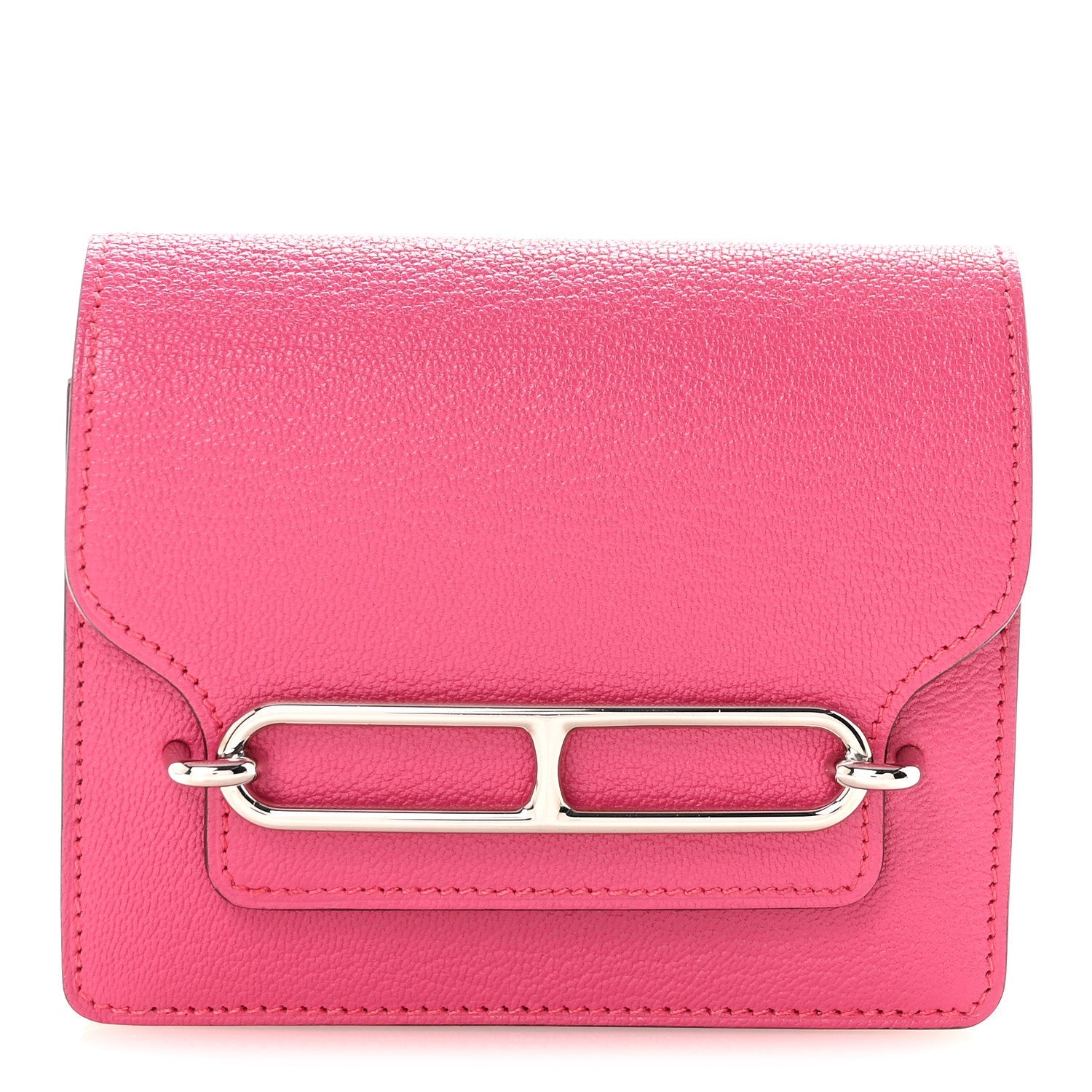Chevre Mysore Roulis Slim Wallet Rose Shocking