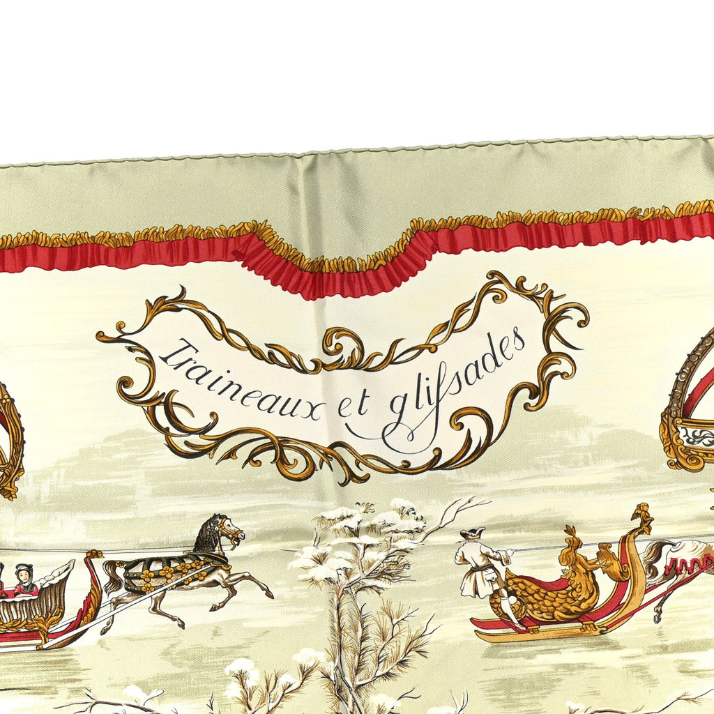 Silk Traineaux Et Glissades Scarf 90