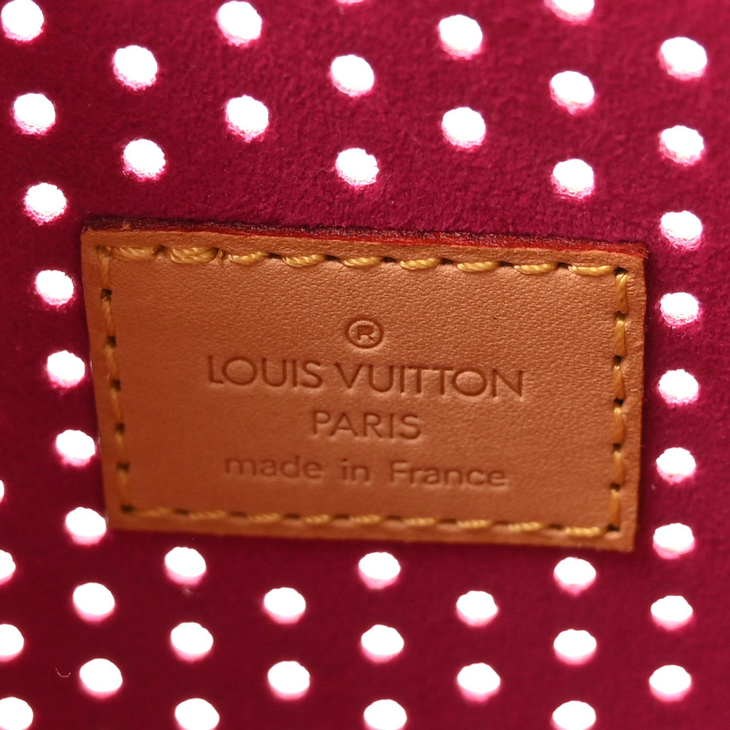Monogram Perforated Speedy 30 Fuchsia