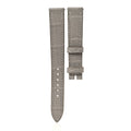 Matte Alligator Heure H Hour Watch Strap Gris Perle