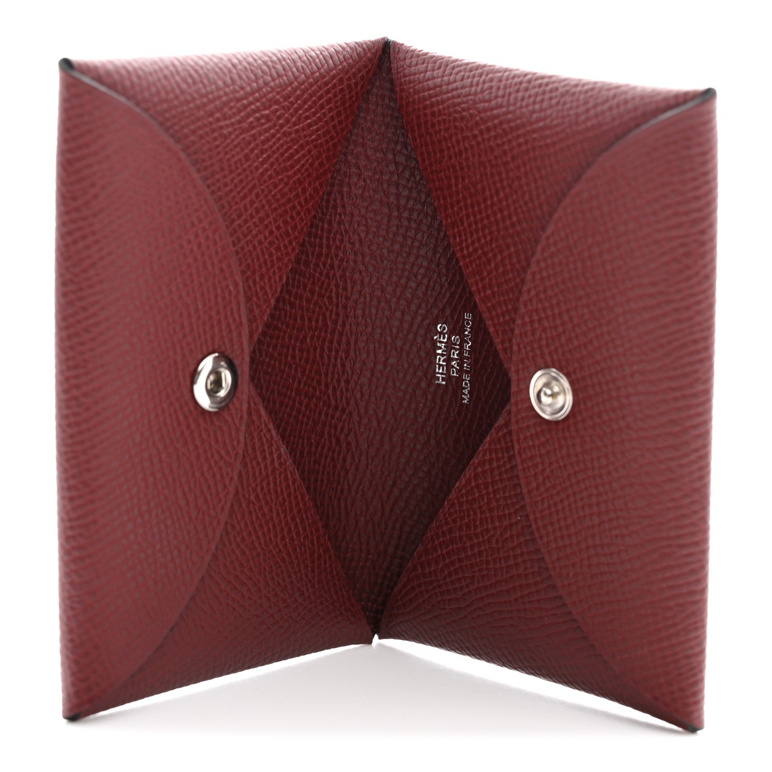Epsom Calvi Card Case Rouge H