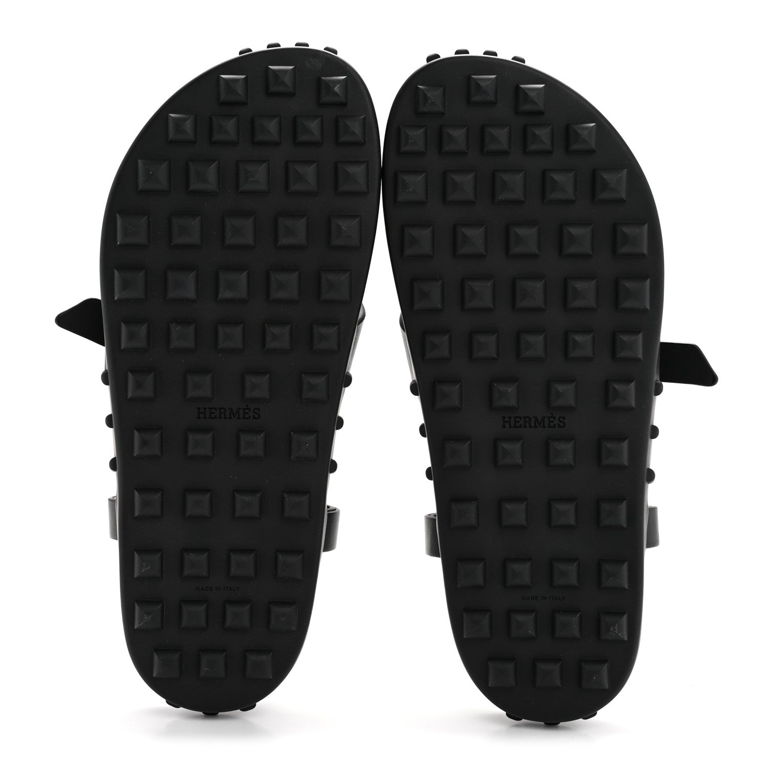 Calfskin Womens Inboard Sandals 38 Black