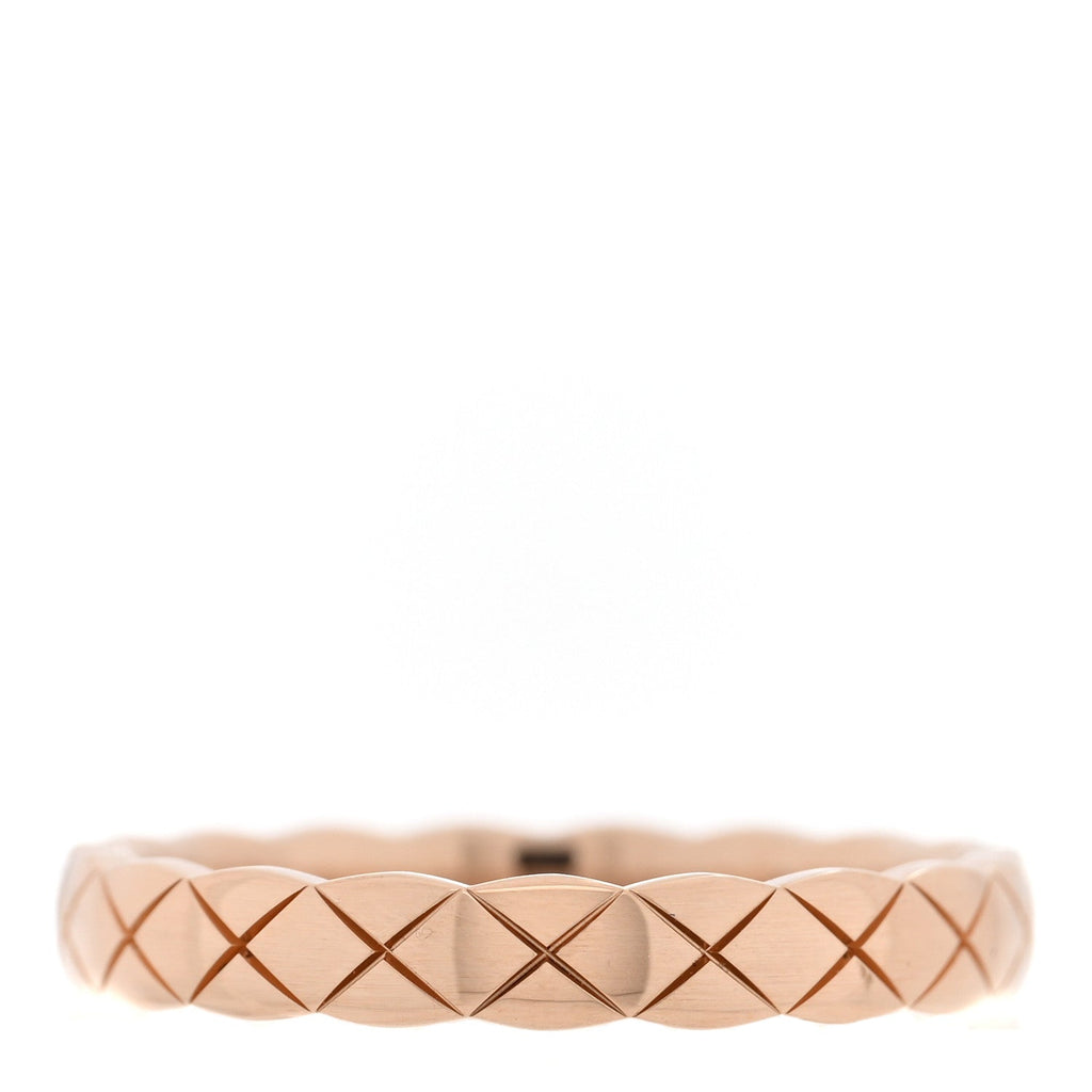 18K Beige Gold Mini Coco Crush Ring 54 7