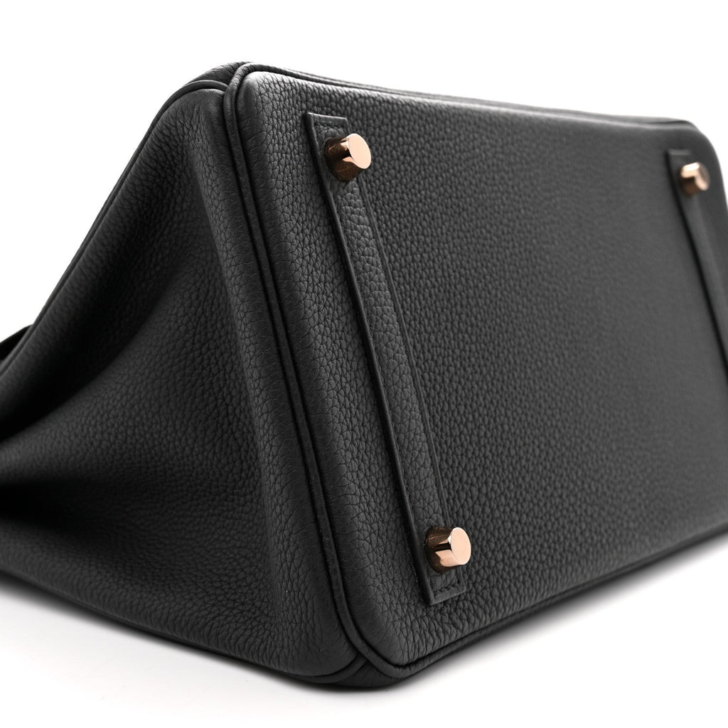 Togo Matte Alligator Birkin Touch 30 Black