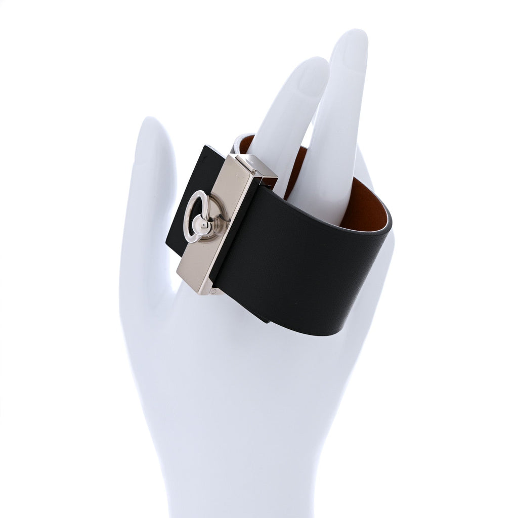 Chamonix Tadelakt Illusion Bracelet PM Black Fauve