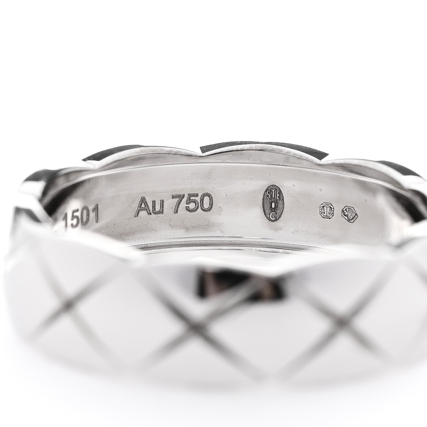18K White Gold Small Coco Crush Ring 62 10