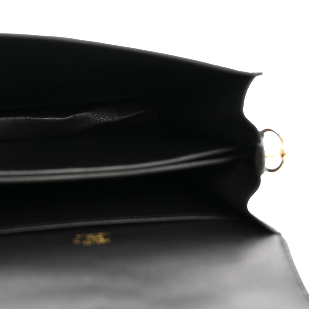 Matte Alligator Mini Sac Roulis Black